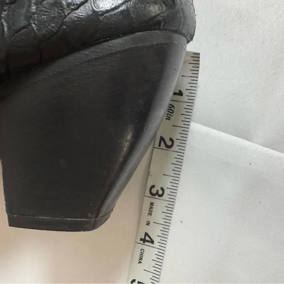 Women’s Cowboy Boots with Textured Leather and design made in Italy - Picture 9 of 12